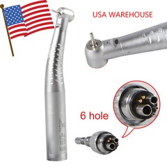 Dental Fiber Optic LED Turbine Handpiece Fit Kavo Multiflex Lux Coupler 6Hole MD