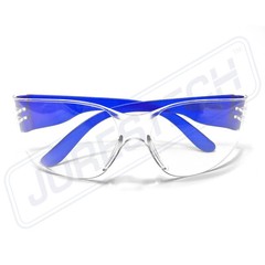 JORESTECH Vision BLUE frame clear Lens Safety Glasses Sunglasses Z87+ 12PACK