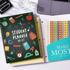 Student Planner 2026-2027 – Academic Year School 11 X 9 inches, Black
