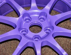 High Gloss Purple Powder Coating Paint – New 1LB
