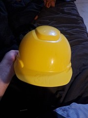 3M SecureFit H-700 Vented Front-Brim Hard Hat, One Size Fits Most, Yellow