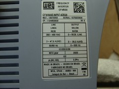WEG AC VARIABLE FREQUENCY DRIVE CFW500E39P0T4DB20 30HP 39A 380-480V VT FRAME