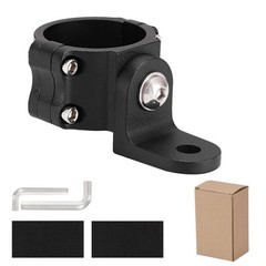 Aluminum UTV Roll Bar Flag Whip Light Bracket, 1.75″-2″ 360° Adjustable Mount