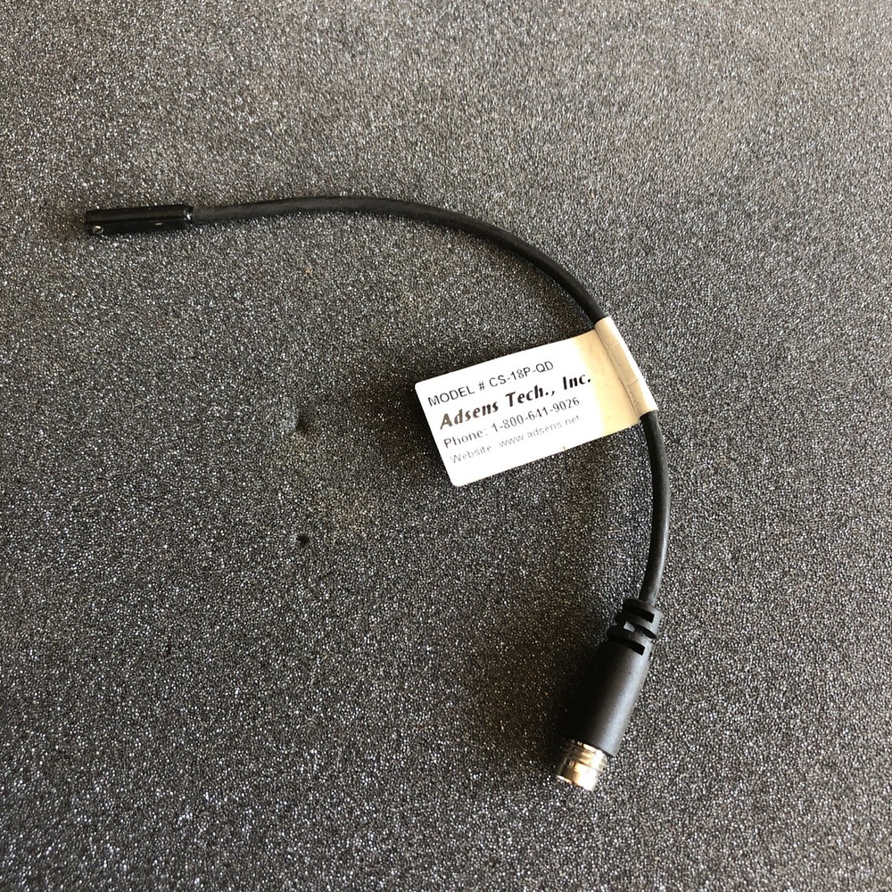 Adsens Tech CS-18P-QD Quick Disconnect Sensor 3-Pin Male