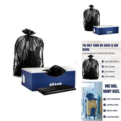 Plasticplace 25-30 Gallon Trash 1.6 Mil Garbage Can 30 X 36 100 Case W25Ldb2