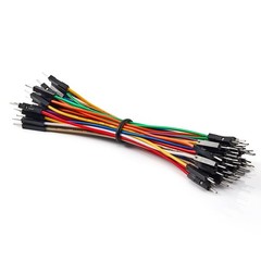 40pcs 10cm Male to Male Tinned Copper Jumper Wires for Arduino & Raspberry Pi