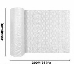 984ft x 16″x12″ Air Cushion Machine Film Bubble Pillow Packaging Roll