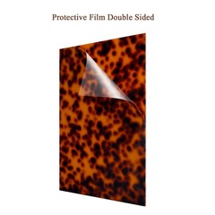 3 PCS 8×12 Inch 1/8 Tortoise Shell Cast Acrylic Sheets Leopard Pattern Laser