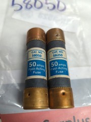 LEVITRON,58050,FAST-ACTING 50 AMP FUSE LOT OF 2 PRE-OWNED