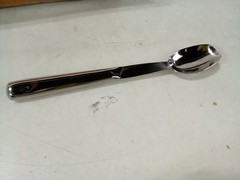 HUBERT Ice Cream Topping Spoon Hollow Handle Stainless Steel – 9 1/4″L 12PK
