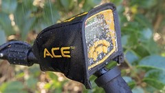 Garrett ACE 400 Metal Detector, Pro Pointer II Pinpointer, Coil, and Accessories
