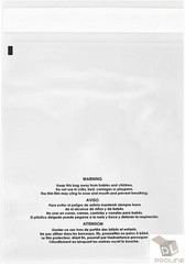 300 12×15 1.5 Mil Bags Resealable Clear Suffocation Warning Poly OPP Cello Bag