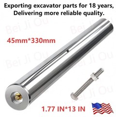 45mmX330mm Mini Excavator Bucket Pin for Cat, John Deere (with Grease Nipple)