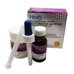 Hygedent RM-1001 Hexa Restorative Material Z.O.E. Cement 38g Powder 14m Liquid
