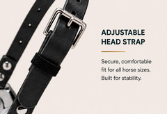 Adjustable Millennium Speculum Equine Dental Mouth Gag Waterproof BioThane Strap
