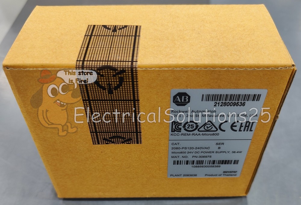 NEW Allen Bradley 2080-PS120-240VAC Micro800 120/240VAC to 24VDC 1.6A FREE SHIP