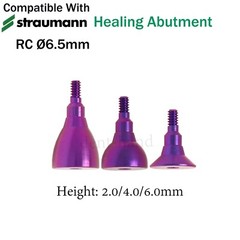 RC Dental Healing Abutment Caps Cover Screw Fit ITI Straumann BL/BLT Implant Sys