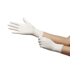 McKesson Confiderm Latex Exam Glove Standard Cuff Length LARGE 100 per Box
