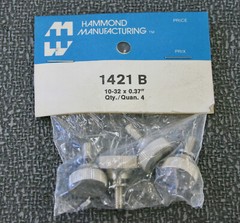 Hammond Manufacturing 1421B 1421 B Large Head Thumb Screw 10-32 x 1/2″ NOS