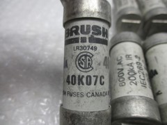 BRUSH 40K07C FUSE LOT OF 12 NSNP
