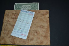 Oak Burl Raw Wood Veneer Sheet 7.5 x 10 inches 1/42nd 7685-50