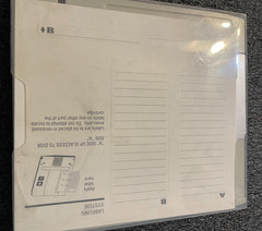 512 Bytes Optical 2.3GB Disk Rewritable MOD Cat# E8001NC