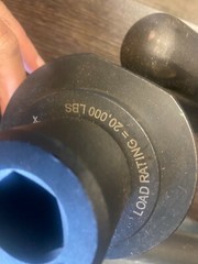 ADB Hoist Rings Heavy Duty Ring 20000 LBS LOAD RATING 670 FT-LBS TORQUE 4″ ID
