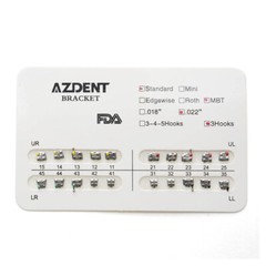 Dental Orthodontic Bracket Brace Mini Standard Edgewise Roth MBT/Orthodontic Wax