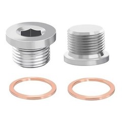 2 PACK M18 X 1.5 Universal Fit with 304 Stainless Steel Sensor Plug Size: 18mm