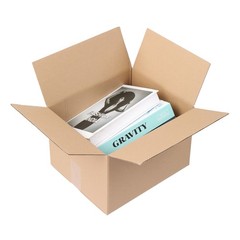 50 12x10x8 Brown/Kraft Corrugated Cardboard Shipping Boxes for Moving & Storage