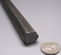 4140 Alloy Steel Hex Rod 5/8″ Hex x 5 Foot Length