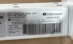 2022 Belmont Clesta LED Dental Light Post Mount Model AL301R . Clean! Excellent!