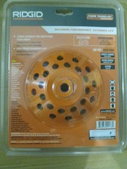 RIDGID Turbo Cup 7″ Grinding Wheel 24 Segment Blade Concrete Surfacing TAW7024P1