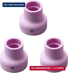 RIVERWELD TIG Alumina Nozzles Champagne Ceramic Cups R type 53NACN 16# 5/8″ 16.0