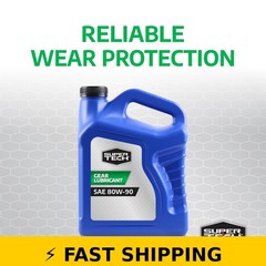 Super Tech SAE 80W-90 Gear Oil, 1 Gallon – Heavy-Duty Lubricant