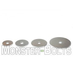 US / Inch – Fender (Penny) Washers, Zinc Plated Steel – #10 (3/16″), 1/4″, 5/16″