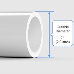 Round Dust Cap Cover ( 2″ ) Black Vinyl For Tube Pipe Wood Plastic Soft Flexible
