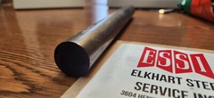 STEEL, COLD ROLLED ROUND ROD, 1″ X 50″ L C1018