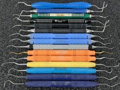 15pc Dental Curette Scaler Instrument Lot EverEdge American Eagle Montana Jack