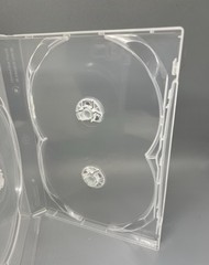 ONE Top Quality Original Scanavo 22mm Triple (3) DVD Case Black, DVD3/ONEG.PB3