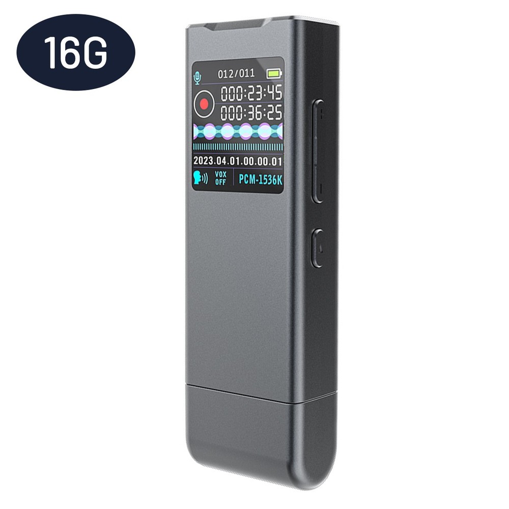 16/32/64GB Digital Voice Recorder USB Recording Device Dictaphone MP3 Player New