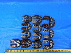 12PCS VARD SNAP THREAD GAGES 3/8-24, 5/16-24, 7/16-18, 1/2-20 NS-3 NF-3 CLASS 3