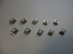 10 Pcs Pack Lot 3x4x2mm 4 Pin Momentary Push Tactile Micro Nano Switch Buttons