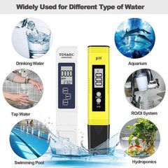 GuDoQi PH Meter, TDS Meter Combo, Pool Water Test Kit, Tester PH+TDS