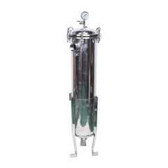 2″ NPT Bag Filter Housing 304 Stainless Steel 150 Psi In/Out #2 with mesh usaest