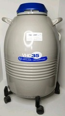 Taylor Wharton VHC35 Storage Dewar Tank w/ Canister & Lid 35VHCB-11M Empty