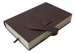 ARTHUR JOURNAL Cowhide Leather Book MORGAN 661 Pages Diary Memorabilia