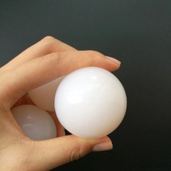 White Solid Silicone Ball Bouncing Bouncy Silica Gel Balls Diameter 2 mm – 70 mm