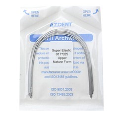 AZDENT Dental Orthodontic Arch Wires Super Elastic Niti Rectangular Nature Form