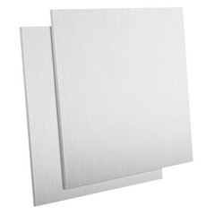 2 Pack 6061 T6 Aluminum Sheet Metal 8 x 8 x 5/16 Inch Flat Plain Plate Panel Alu